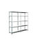 Legborden zonder grendels, H 2000 x B 2000 x D 500 mm, wit
