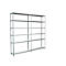 Legborden zonder grendels, H 2300 x B 2400 x D 350 mm, wit