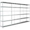 Legborden zonder grendels, H 2300 x B 2600 x D 350 mm, wit