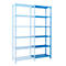 Legbordstelling-aanbouwsectie, m. 6 draadrooster-legborden, B 1260 x D 800 x H 3000 mm