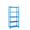 Legbordstelling-basissectie, m. 5 draadrooster-legborden, B 1010 x D 600 x H 2500 mm