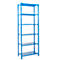 Legbordstelling-basissectie, m. 6 legborden van plaatstaal, B 1010 x D 800 x H 3000 mm