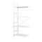 Legbordstelling Galva, B 750 x D 400 x H 1900 mm, 4 legborden, zonder eindframe, staal met poedercoating