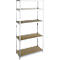 Legbordstelling - zware belasting - complete stelling - met 5 legborden - B 920 x D 600 x H 2000 mm - gegalvaniseerd