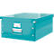 LEITZ® Ablage- und Transportbox Serie Click + Store, groß, für DIN A3, eisblau