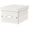 LEITZ® Ablage- und Transportbox Serie Click + Store, klein, für DIN A5, weiß