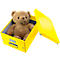 LEITZ® Ablage- und Transportbox Serie Click + Store, mittel, für DIN A4, gelb