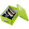 LEITZ® Ablage- und Transportbox Serie Click + Store, mittel, für DIN A4, grün