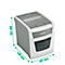 Leitz Aktenvernichter IQ AutoFeed Small Office 50, Vollautomatik, Partikelschnitt 4 x 28 mm, P-4, 20 l, 6-50 Blatt Schnittleistung, weiß