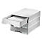 LEITZ® bandeja para cartas con cajón Plus, A4, plástico, paquete de 4, gris