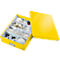 LEITZ® Boîte d'organisation Clic + Magasin, moyen, jaune