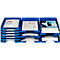 LEITZ®brievenbak Plus Jumbo 5233, blauw, 4 stuks