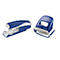LEITZ® Bürolocher + Tischheftgerät SET, blau