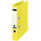 LEITZ® Classeur Recycle, A4, largeur dos 50 mm, mécanisme à levier 180°, étiquette dos &amp; trou de préhension, 100 % recyclable, jaune