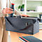 Leitz Desk Sharing Tasche, faltbar, 3 Fächer, passend für Laptops bis 18', samtgrau, 465 x 210 x 200 mm