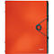 LEITZ® documentenmap Solid, A4, 3 flappen, 6 vakken, PP, lichtrood