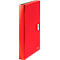Leitz® Dokumentenmappe Recycle, A4, bis 250 Blatt, 5 Fächer & Ablagefach, blickdicht, 100 % recycelbar, Blauer Engel, Kunststoff, rot
