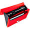 Leitz® Dokumentenmappe Recycle, A4, bis 250 Blatt, 5 Fächer & Ablagefach, blickdicht, 100 % recycelbar, Blauer Engel, Kunststoff, rot