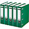 LEITZ® dubbele ordner plastic 1012, A4, 75 mm, PP, 5 stuks, groen