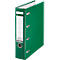 LEITZ® Dubbelmap 1012, 2 x A5, rugbreedte 75 mm, precisiehefboommechanisme, vak voor rugetiket, vingergat, polypropyleen, groen, 1 st.