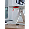 Leitz Ergo Cosy bureaublad, voor zittende en staande positie, in hoogte verstelbaar, met uitschuifbaar toetsenbordblad, B 800 x D 420 x H 72-380 mm, grijs