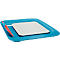 Leitz Ergo Cosy laptopstandaard, voor laptops van 13" tot 17", in hoogte verstelbaar, inklapbaar, B 312 x D 247 x H 50 mm, blauw