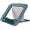 Leitz Ergo Cosy laptopstandaard, voor laptops van 13" tot 17", in hoogte verstelbaar, inklapbaar, B 312 x D 247 x H 50 mm, grijs