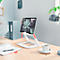 Leitz Ergo Laptop Stand 6424-00-89, pour 1 Laptop/Macbook 13-15', ergonomique, pliable, réglable en hauteur et en angle, PCR, blanc