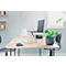 Leitz Ergo Laptop Stand 6424-00-89, pour 1 Laptop/Macbook 13-15', ergonomique, pliable, réglable en hauteur et en angle, PCR, blanc