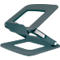 Leitz Ergo Laptopständer 6424-00-89, für 1 Laptop/Macbook 13-15", ergonomisch, zusammenklappbar, höhen- und winkelverstellbar, PCR, dunkelgrau