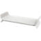 Leitz® Ergo monitorstandaard, voor 1 beeldscherm tot 27', in hoogte verstelbaar, met opbergruimte voor toetsenbord, B 209 x D 438 x H 112 mm, lichtgrijs