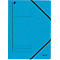 LEITZ® hoekmap, DIN A4, elastische sluiting, blauw