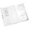 LEITZ® insteekhoesje 4761 met cd-klep, A4, bovenaan open, 5 stuks