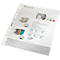 LEITZ insteekhoesje 4790, A4, bovenaan open, 100 stuks, generfd, transparant, 0,10 mm