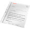 LEITZ® insteekhoesjes 4796, A4, bovenaan open, 100 stuks, generfd, transparant