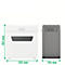 Leitz IQ 3M Protect Premium papiervernietiger P5, micro cut 2 x 15 mm, 10 l, snijcapaciteit van 3 vellen, anti-papierstoringstechnologie, wit