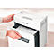 Leitz IQ 3M Protect Premium papiervernietiger P5, micro cut 2 x 15 mm, 10 l, snijcapaciteit van 3 vellen, anti-papierstoringstechnologie, wit