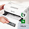 Leitz IQ 3M Protect Premium papiervernietiger P5, micro cut 2 x 15 mm, 10 l, snijcapaciteit van 3 vellen, anti-papierstoringstechnologie, wit