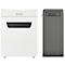 Leitz IQ 4M Protect Premium papiervernietiger, micropartikelsnede 2 x 15 mm, P-5, 14 l, snijcapaciteit 4 vel, wit