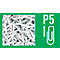 Leitz IQ 4M Protect Premium papiervernietiger P5, micro cut 2 x 15 mm, 14 l, snijcapaciteit van 4 vellen, anti-papierstoringstechnologie, wit