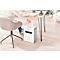 Leitz IQ 8X Protect Premium Aktenvernichter P4, Partikelschnitt 4 x 40 mm, 14 l, 8 Blatt Schnittleistung, Anti-Papierstau-Technologie, weiß