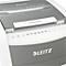 Leitz IQ Autofeed Office Pro 600 papiervernietiger P4, volledig automatisch, deeltjes snijden 4 x 36 mm, 110 l, 600 vel snijcapaciteit, met rollen, wit