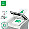 Leitz IQ AutoFeed Small Office 50 papiervernietiger, volautomatisch, partikelsnede 4 x 28 mm, P-4, 20 l, snijcapaciteit 6-50 vel, wit