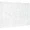 Rectangular white plate with a dotted border.