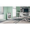 Leitz IQ OptiMax Office papiervernietiger, microdeeltjes snede 2 x 15 mm, P-5, 35 l, 10 vel snijcapaciteit, rotatie technologie, met rollen, wit