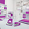 LEITZ® klemmap Active Wow, A4, PP, met klembeugel, paars