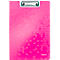 LEITZ® klemmap Active Wow, A4, PP, met klembeugel, roze