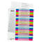 LEITZ® kunststof indexbladen Wow, cijfers 1-20, A4 extra breed, Via PC beletterbaar, losbladig