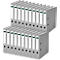 LEITZ® Map 1015, DIN A4, rugbreedte 52 mm, 20 stuks, grijs