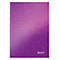 LEITZ Notizbuch WOW 4627, DIN A5, liniert, violett